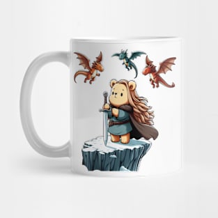 Bear Warrior Prince Cute Kawaii Mug